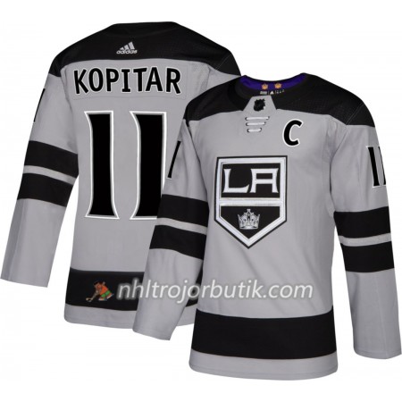 Män Ishockey Los Angeles Kings tröja Anze Kopitar 11 Alternate Adidas 2018-19 Authentic